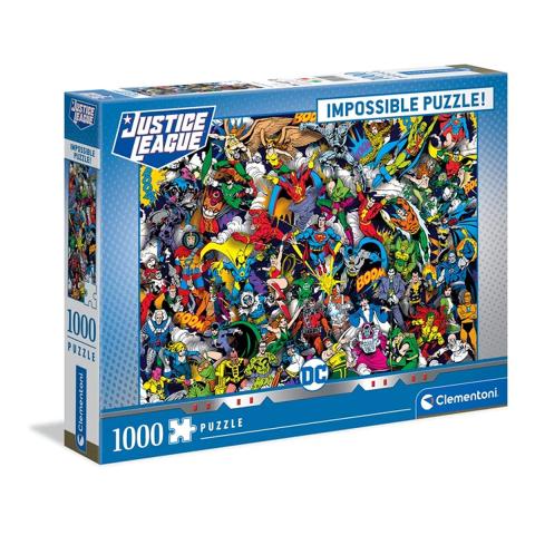CLEMEN CLEM-PUZZLE-IMPOSIBLE-DC-COMICS-1000PCS