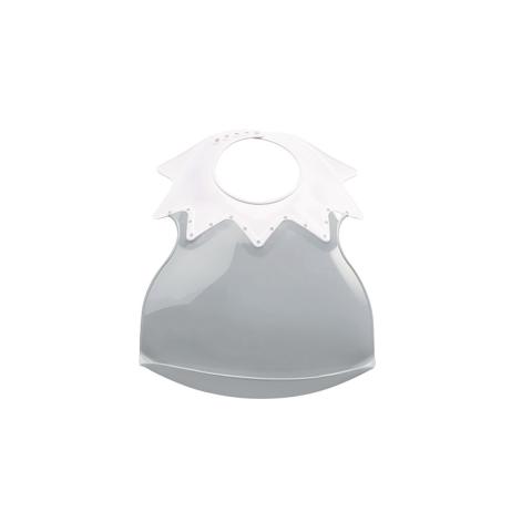 Thermobaby Harlequin Waterproof Bib W/ Drip Pocket Grey