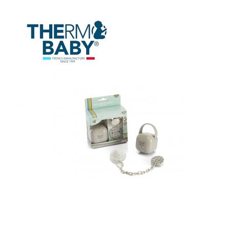 Thermobaby Pacifier Set Grey