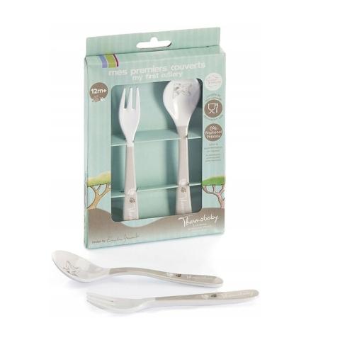 Thermobaby My First Melamine Set Fork &amp; Spoon