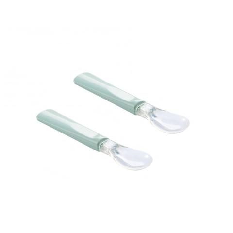 Thermobaby Ultra Flexible Silicone Spoon 2Pcs Green