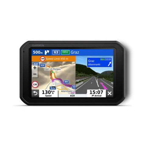 Garmin Camper 785 Advanced Camper Sat Nav With Built-In Dash Cam, High-Resolution 7 Inch Touch Display, Traffic And Voice-Activated Navigation