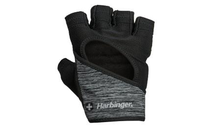 Harbinger Gym Exercise Glove Women&#039;s Flexfit Gloves (New) - Black - 21493