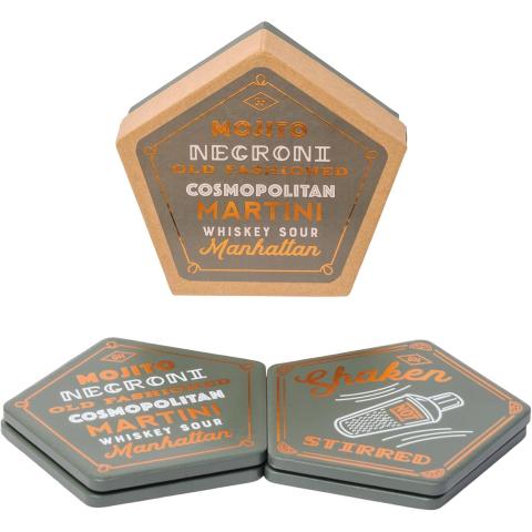 Gentlmens Hardware Coasters - Cocktail