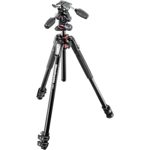 Manfrotto Manfrotto 190 ALU 3 SECTION KIT 3W HEAD