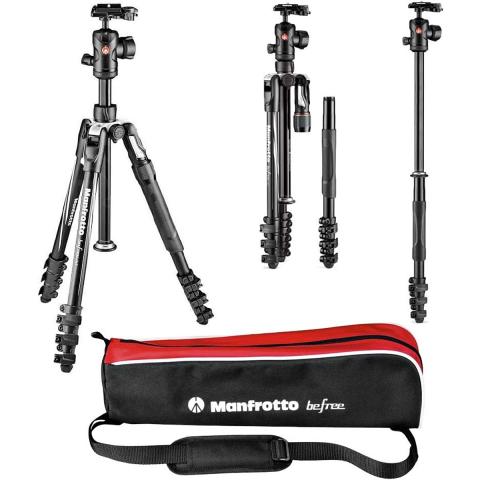 Manfrotto Manfrotto Befree 2N1 Aluminum Tripod with 494 Ball Head (Lever Lock)