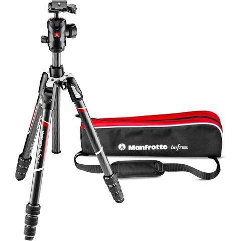 Manfrotto Manfrotto Befree GT Travel Carbon Fiber Tripod with 496 Ball Head Twist Lock