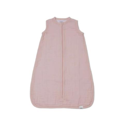 Lulujo 100% Cotton Muslin Sleep Sack - Ballet Slipper - Size L (12 - 18 months)