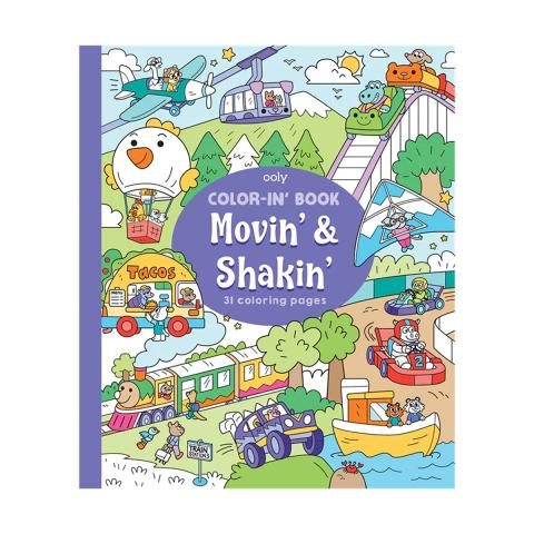 OOLY Coloring Book - Movin&amp;quot; &amp; Shakin&amp;quot;