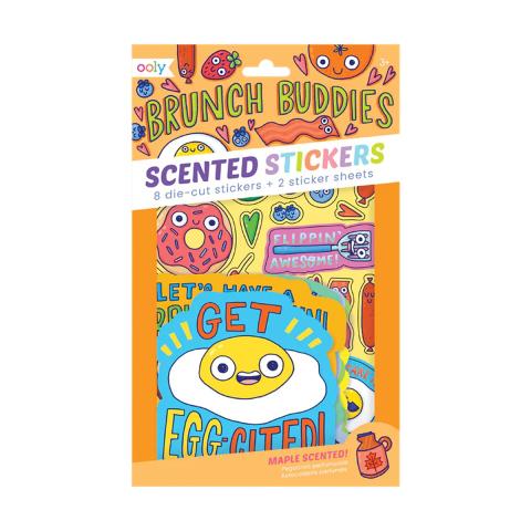 OOLY Scented Scratch Stickers - Brunch Buddies