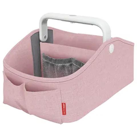 Skip Hop Skip Hop Light Up Diaper Caddy Heather Pink