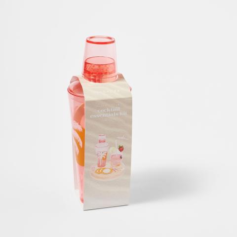 Sunnylife Cocktail Essentials Kit Desert Palms - Powder Pink
