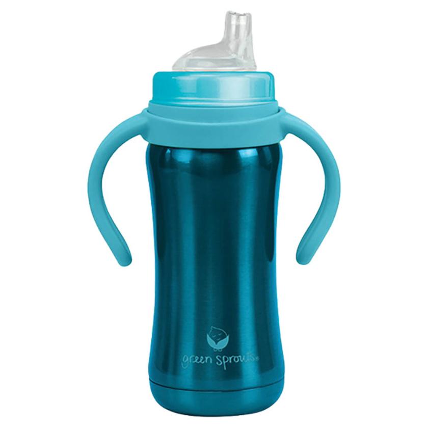 Green Sprouts Sippy Cup Made From Stainless Steel 6Oz-Aqua
