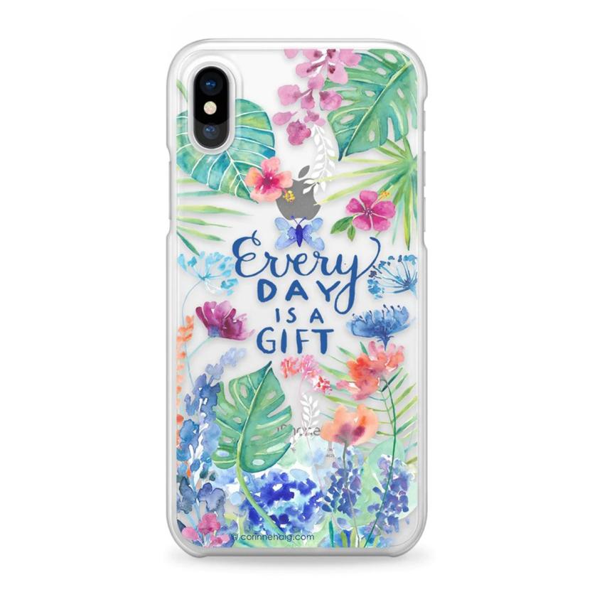 Casetify iPhone XS/X Everyday is a Gift Snap Case