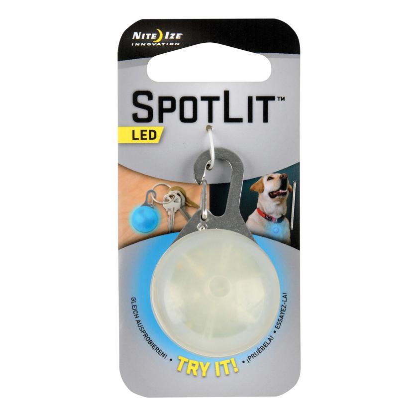 Niteize SpotLit LED Collar Light Blue Eco Pkg