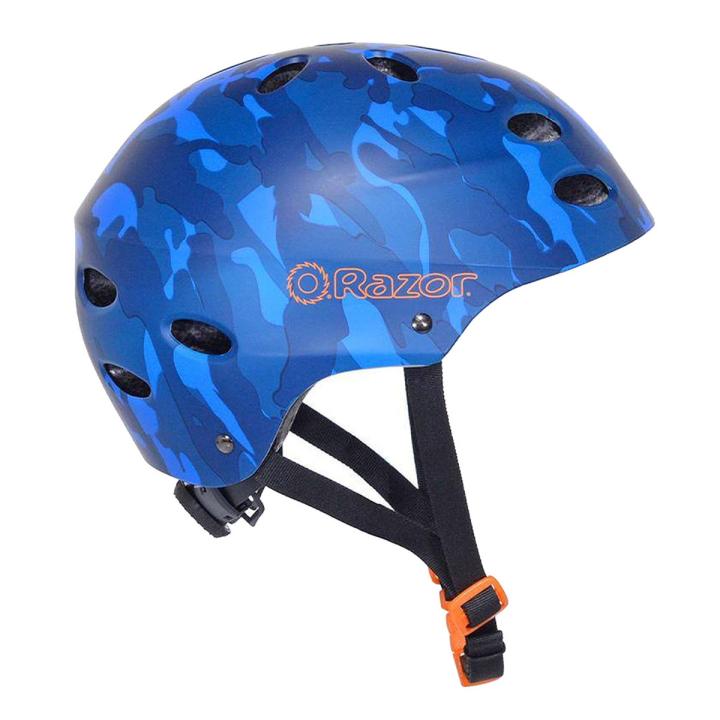 Razor Youth Helmet - Blue Camo