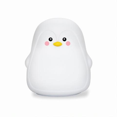 InnoGio GIO Penguin, Kids silicone Night Light with Star Projector