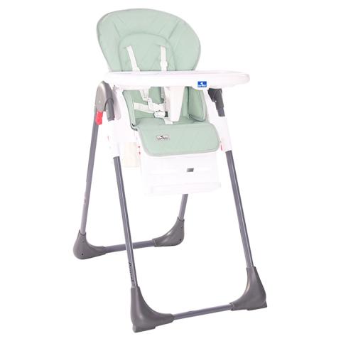Lorelli Classic HIGH CHAIR CRYSPI FROSTY GREEN LEATHER