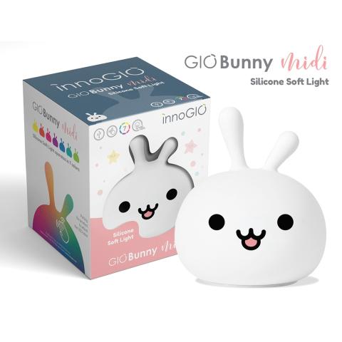 InnoGio GIO Bunny Midi, Kids silicone Night Light