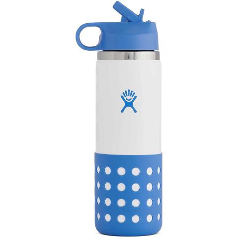 Hydro Flask 20 Oz Kids Wide Mouth Straw Lid &amp; Boot Cove
