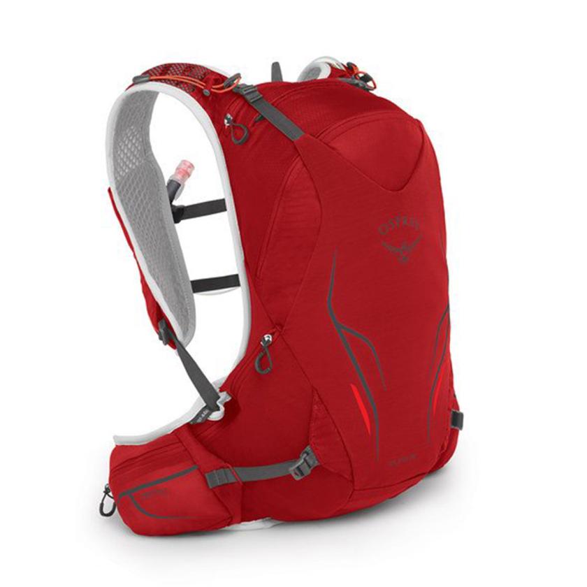 Osprey Duro 15 With 2.5 Ltrs Reservoir Mens Trail Running Backpack Phoenix Red S/M