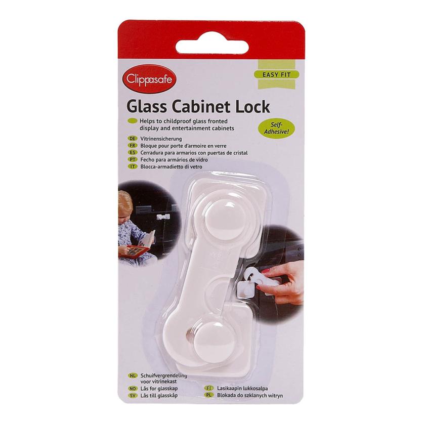 Clippasafe Glass Cabinet Lock