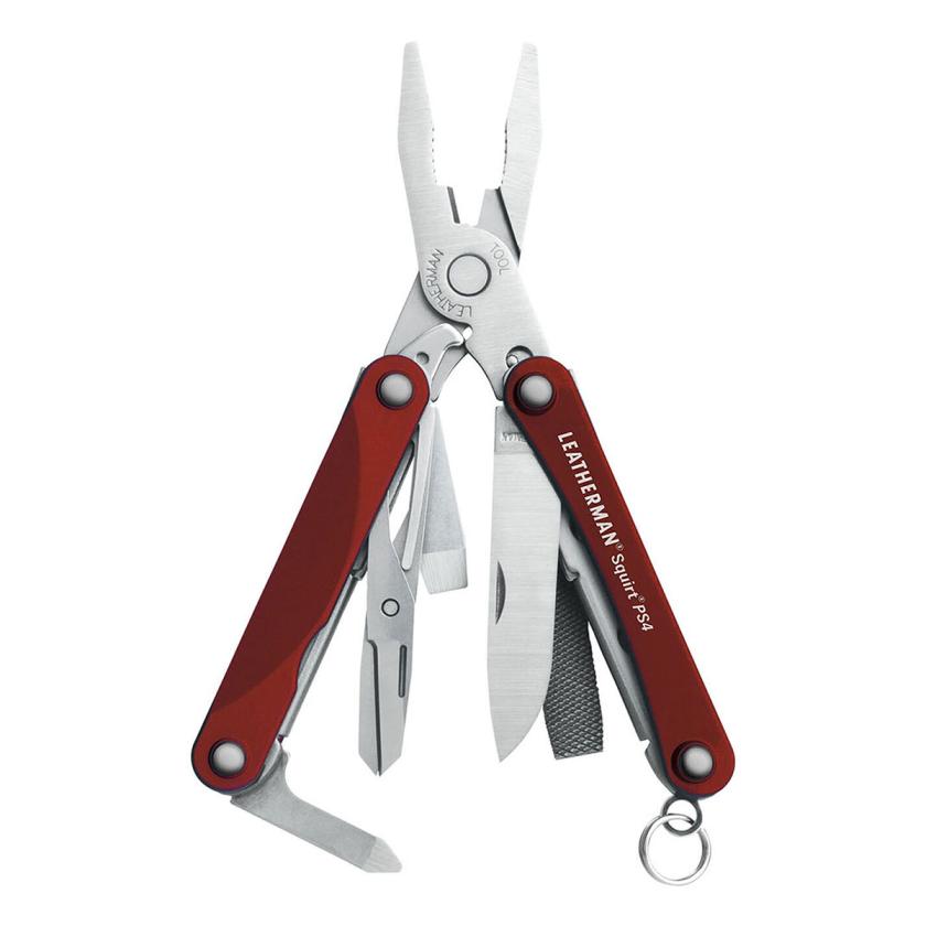 Leatherman Squirt PS4 Multi Tool Red Box