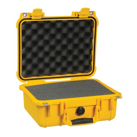 Pelican Case with Foam 1400 WL/WF - Yellow
