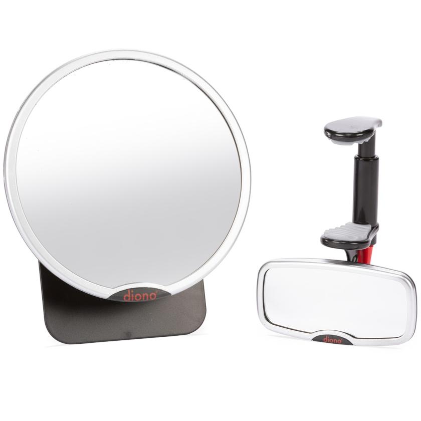 Diono Mirror, Easy View &amp; See Me Too Rear View Mirror, 2 Pcs