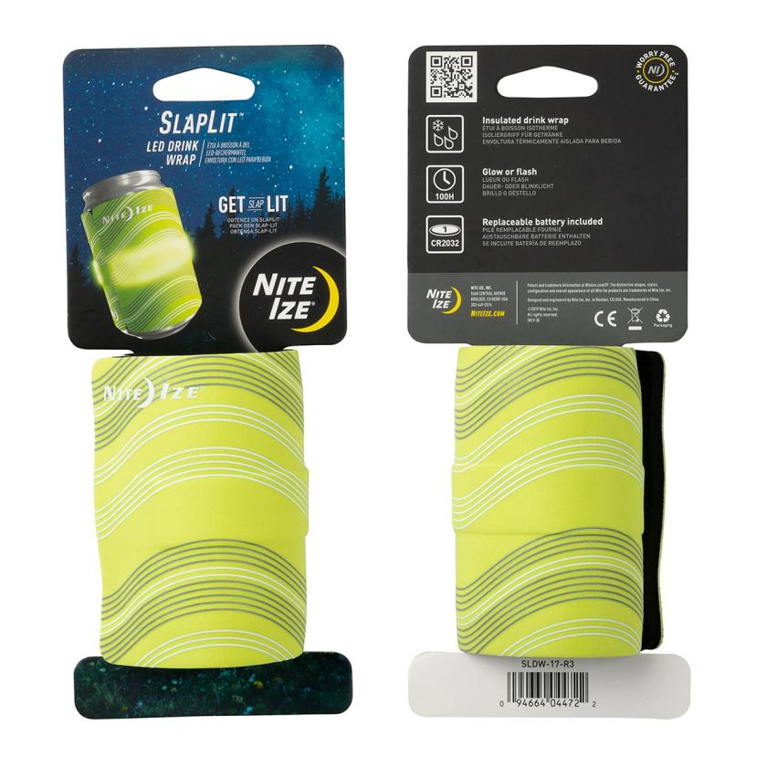 Niteize SlapLit LED Drink Wrap - Green