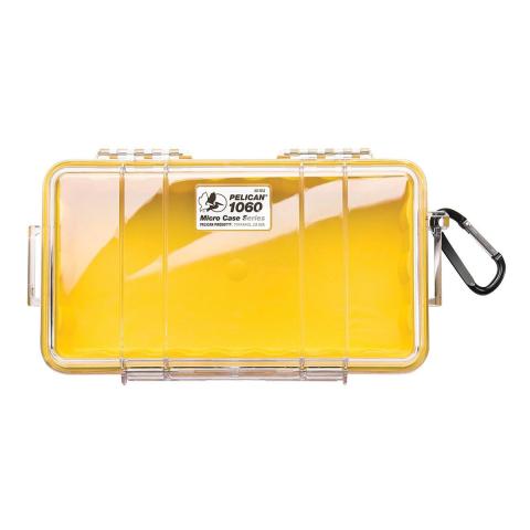 Pelican Micro Case 1060 WL/WI - Yellow Clear