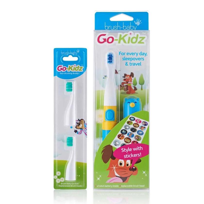 Brush Baby Go-Kidz Travel Toothbrush - Teal