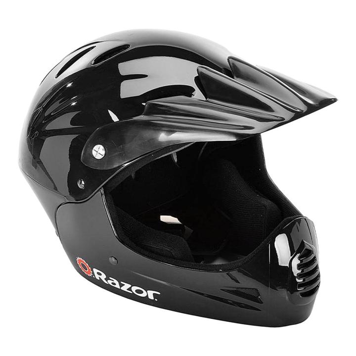 Razor Youth Fullface Helmet - Gloss Black