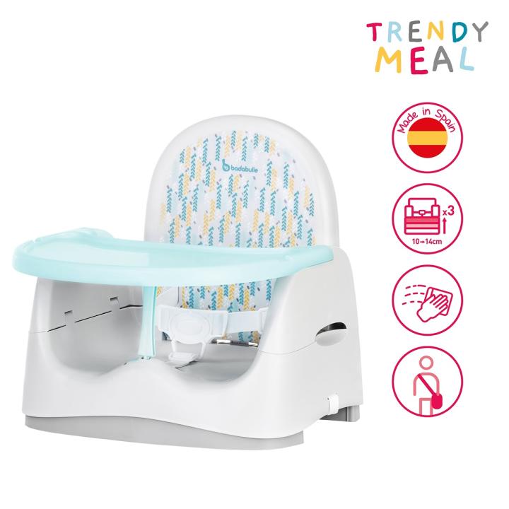 Badabulle - Trendy Feeding Comfort Booster Seat, Ultra Compact