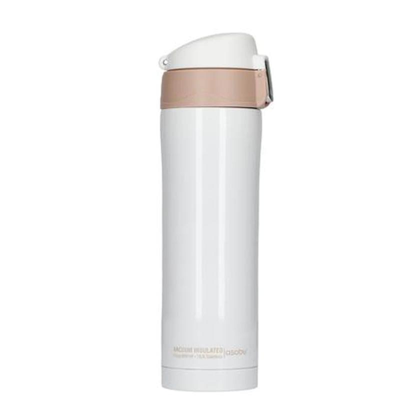 Asobu Diva Insulated Vacuum Beverage Thermos Container - Smoke White