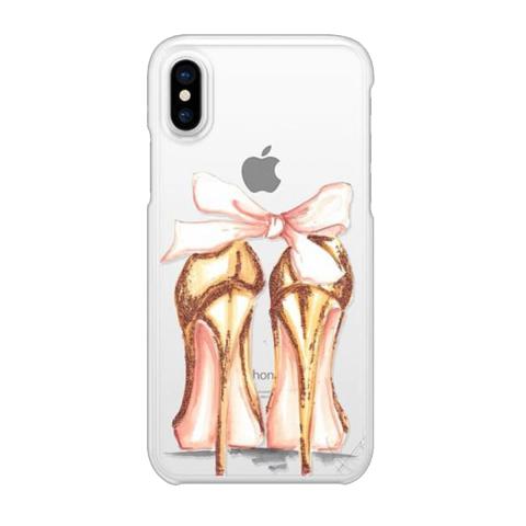 Casetify iPhone XS/X Snap Case Golden Heels
