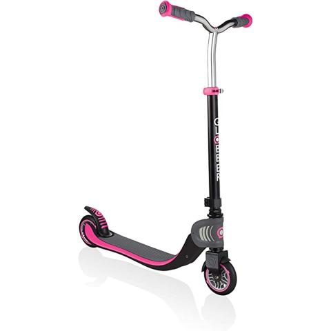 Globber Flow Foldable Scooter 125 - Black/Pink