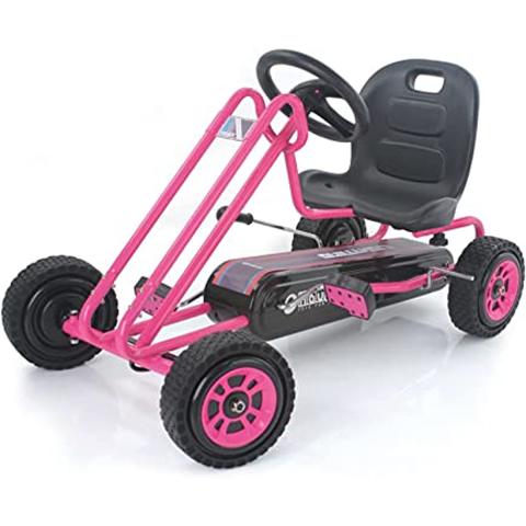 Hauck Toys Hauck Toys Lightning Go Cart (Pink and Black)