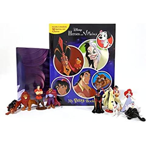 Phidal Hi5 Disney Heroes and Villains My Busy Books
