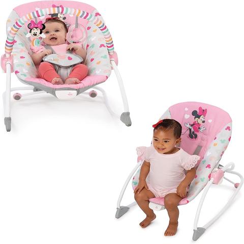 Bright Starts Bright Starts? Minnie Mouse Forever Bestiet Infant To Toddler Rocker