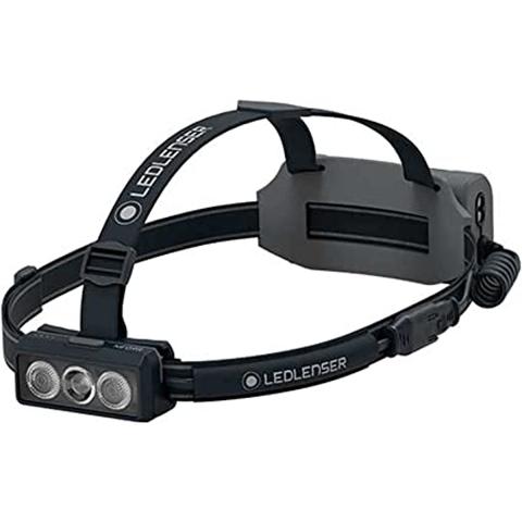 Ledlenser Neo9R Black Portable Headlamps | LED Configuration - 1 x Xtreme LED | Luminosity - MAX 1200 lm - MIN 20 lm | Lighting Range - MAX 200 m - MIN 60 m | Rechargeable - Yes | Outdoor
