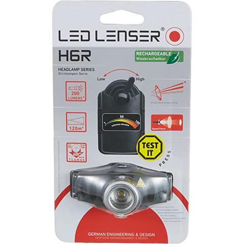 Ledlenser Ledlenser H6R head lamp with 1X C-LED,3X AAA Ni-MH batteries in blister **EOL**