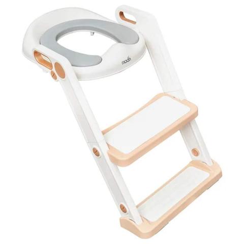 Moon Kids Step Stool Potty Trainer Seat -White and gold