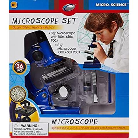 Eastcolight 36PCS 100/450/900X Microscope Set