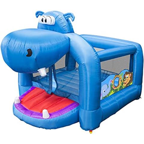 BANZAI Happy Hippo Inflatable Bouncer