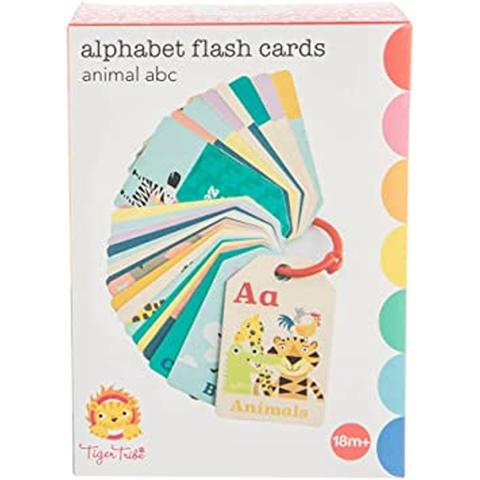 Tiger Tribe 10704 Flash Cards, Animal ABC Learning Toy