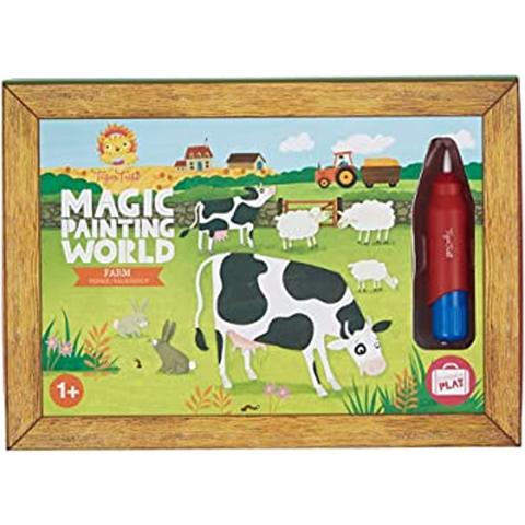 Tiger Tribe Set of 4 Magic Painting World Farm Art Craft Perfect For Portable For Kids 5+ Years