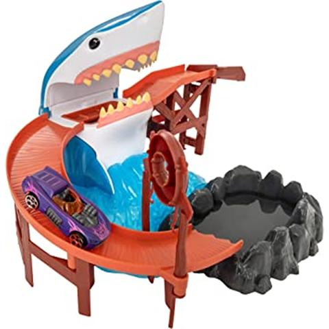 Teamsterz Teamsterz Colour Change Cars Shark Bite Playset | Shark Themed Colour Changing Cars &amp; Track Set | Ideal Car Toys For Water &amp; Bath Time | Kids&amp;quot; Play Figures &amp; Vehicles Toy Car | Suitable For Ages 3+
