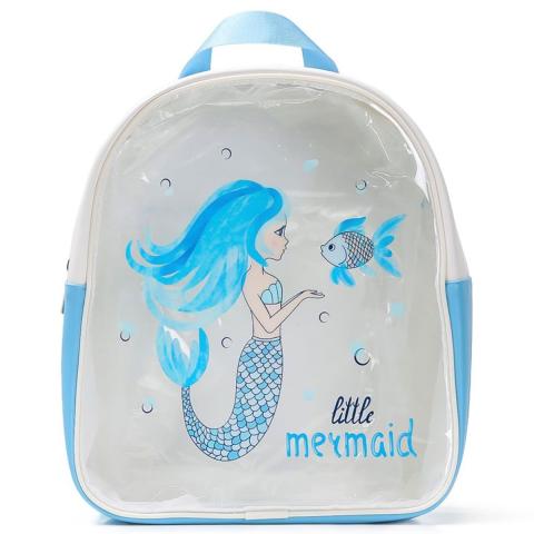 Eazy Kids Eazy Kids - Backpack Little Mermaid - Blue - 11.4 Inch