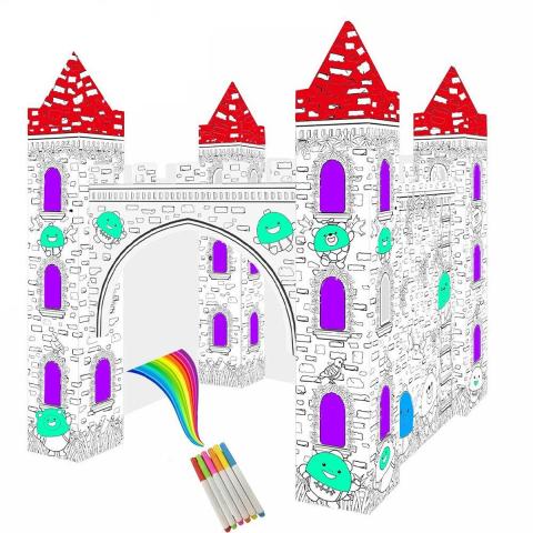 Eazy Kids Eazy Kids - Diy Doodle Erasable Painting Castle
